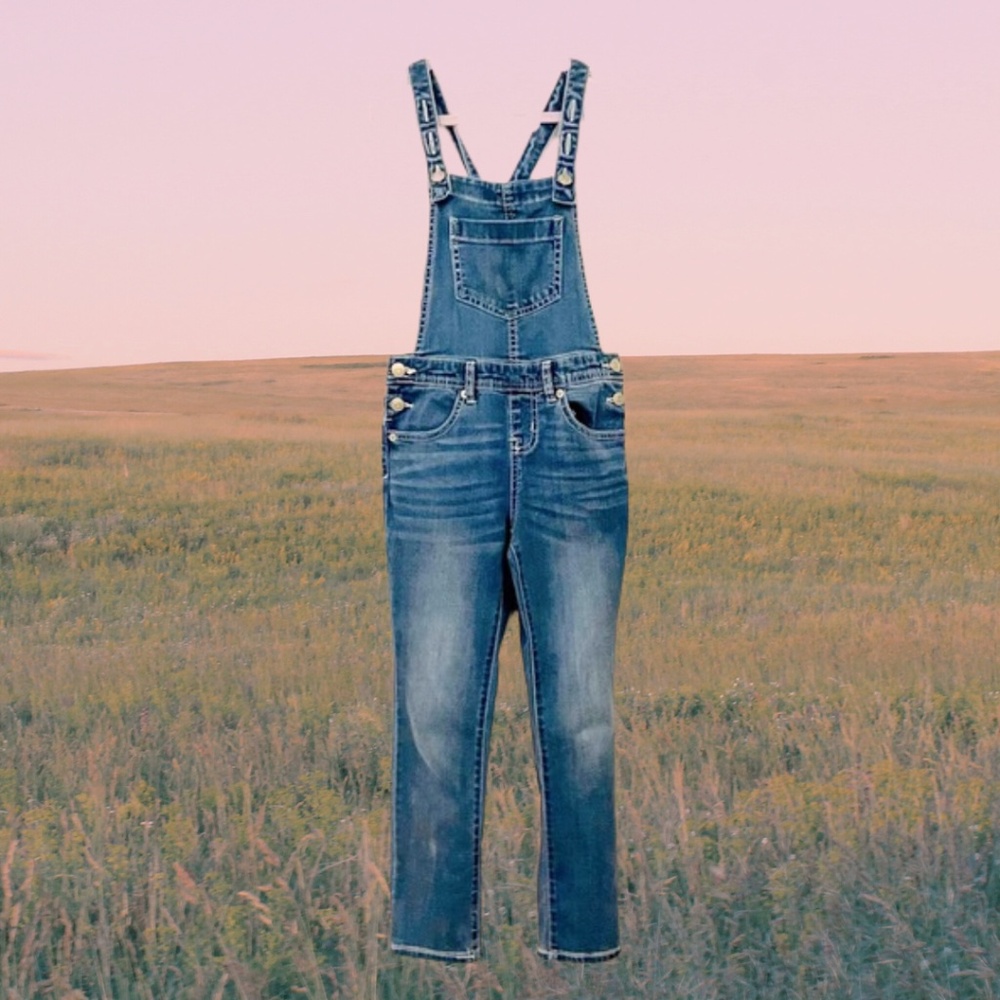 Girls denim overalls Cat & Jack 6 6x